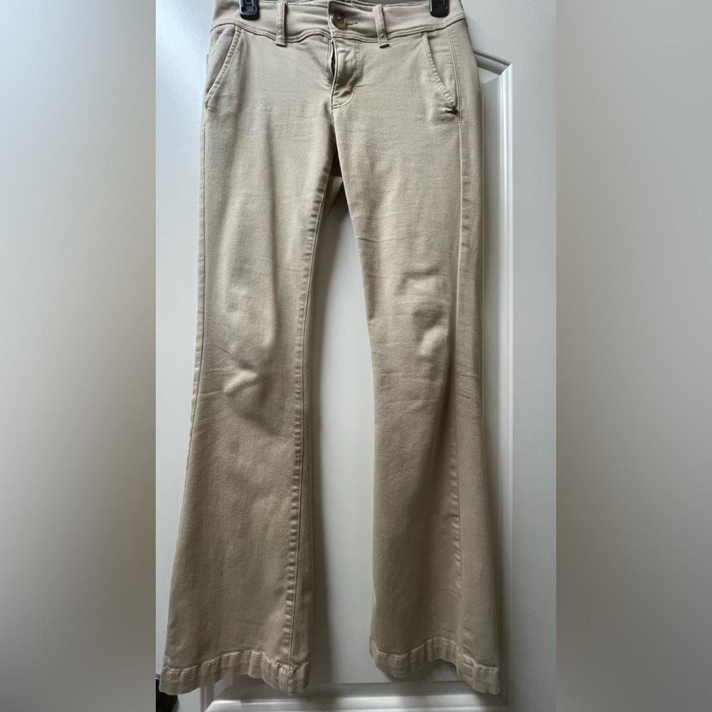 American Eagle Outfitters Tan Skinny Pants
